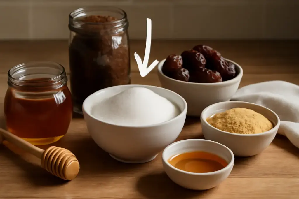 Sostituire lo zucchero bianco in cucina: 4 alternative naturali che non alterano il gusto