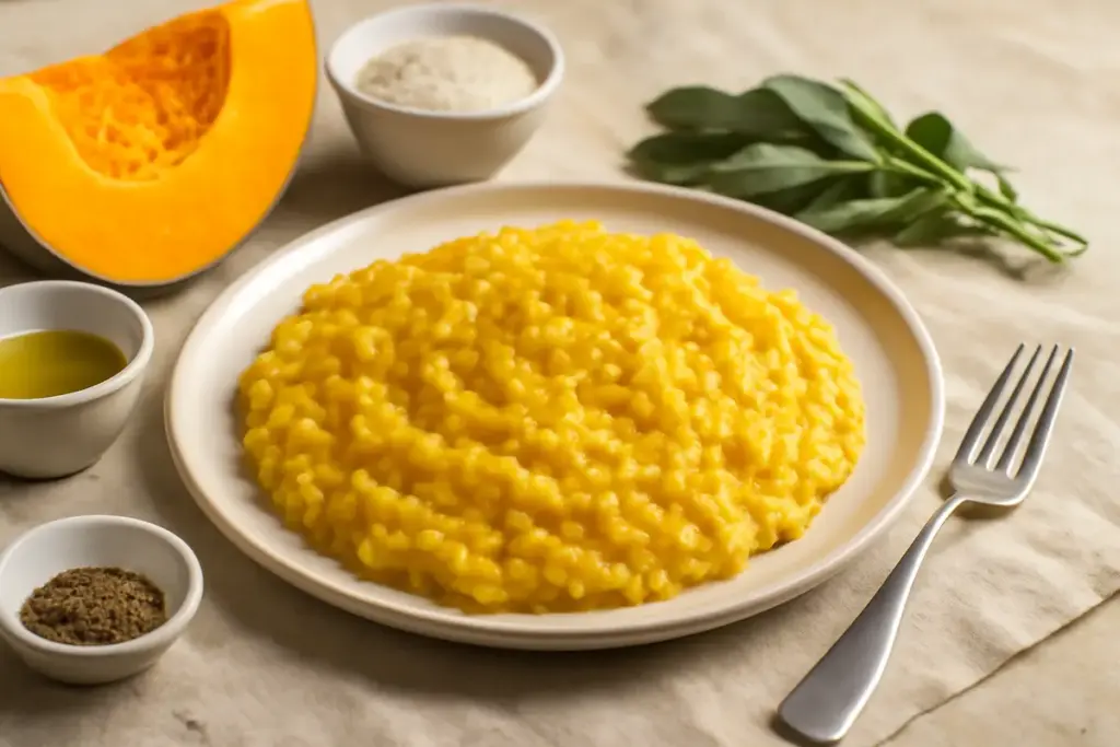 Risotto alla zucca cremoso senza panna: la mossa che valorizza gusto e colore senza appesantire