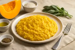 Risotto alla zucca cremoso senza panna: la mossa che valorizza gusto e colore senza appesantire