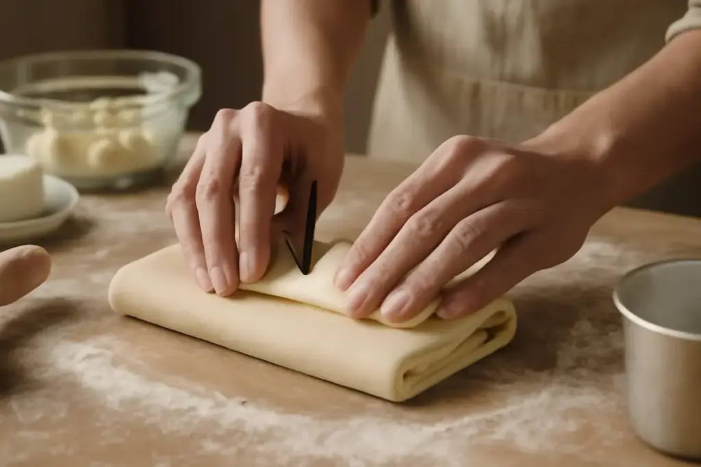 Come preparare la pasta sfoglia veloce? La piega alternativa che riduce i tempi senza perdere sapore