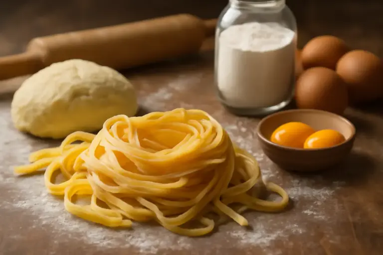 Tagliatelle all’uovo fatte a mano: il rapporto tra ingredienti che garantisce successo anche ai principianti