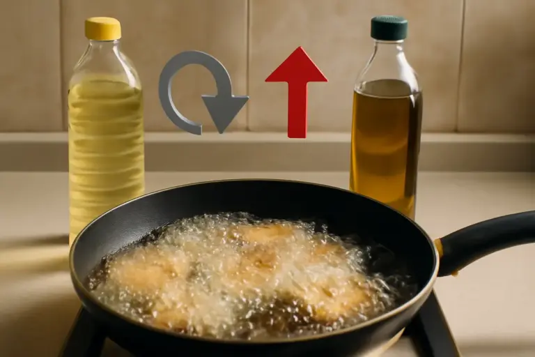 Olio di semi o olio d’oliva per friggere: quale resiste meglio alle alte temperature?